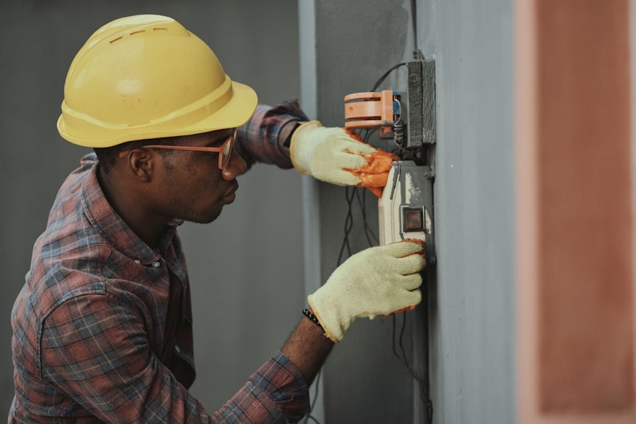 Trade work on site