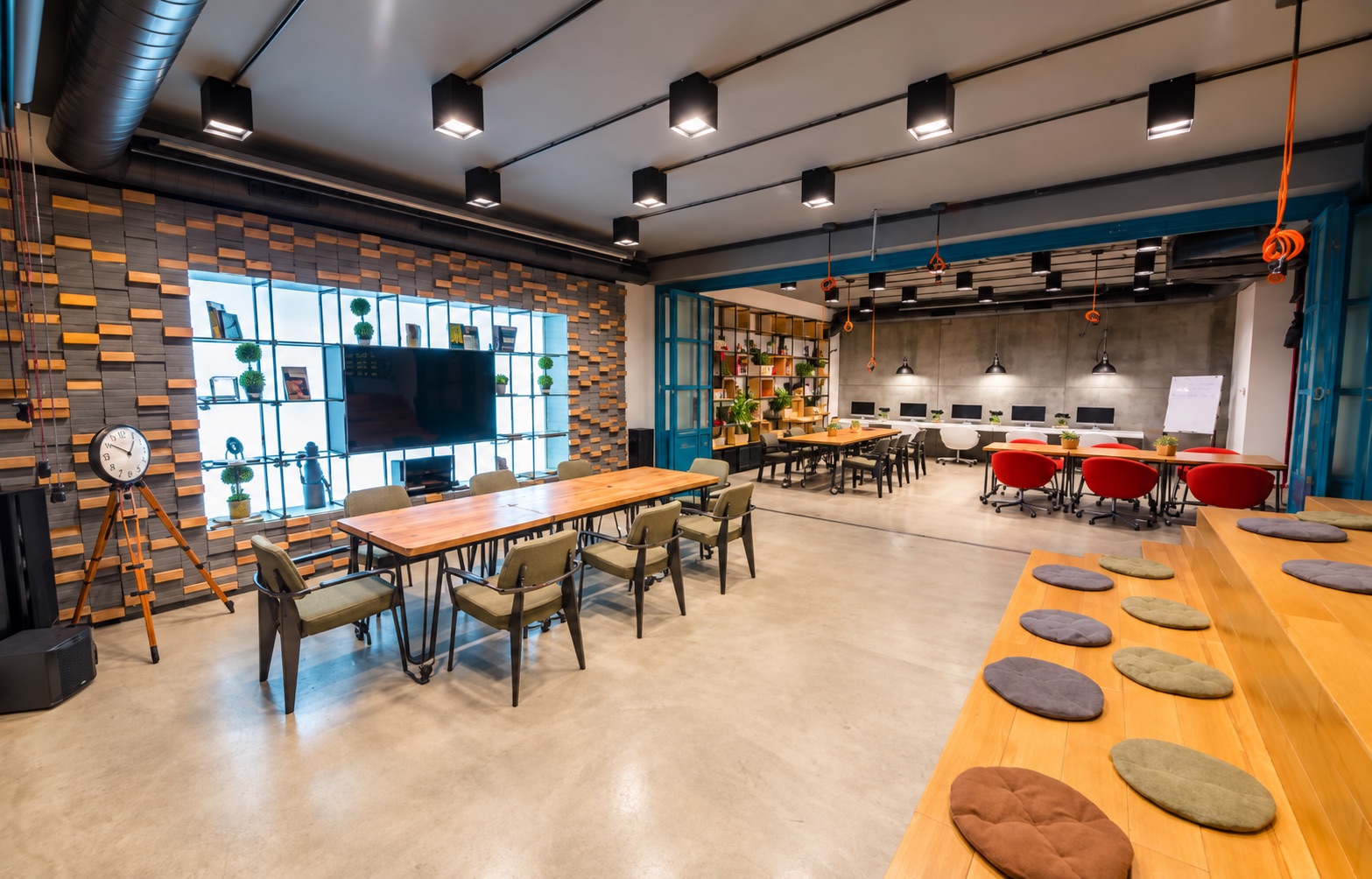 Renovated open-plan office in Melbourne